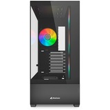 Sharkoon AK6 RGB  , Cajas de torre negro