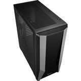 Sharkoon ELITE SHARK TG7M RGB Negro, Cajas de torre negro, PC, Negro, ATX, EATX, micro ATX, Mini-ITX, Juego, Multi, Ventiladores de la caja