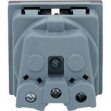 Shelly Adaptador de enchufe para soporte negro