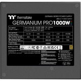 Thermaltake Germanium Pro RGB 1000W, Fuente de alimentación de PC negro