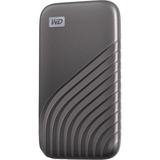 WD My Passport 1000 GB Gris, Unidad de estado sólido gris, 1000 GB, USB Tipo C, 3.2 Gen 2 (3.1 Gen 2), 1050 MB/s, Protección mediante contraseña, Gris