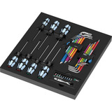 Wera Inserto de espuma Stainless Set 1, Destornillador negro/Multi color