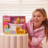 ZURU Pets Alive - Mommy Capybara and Baby Surprise, Muñecos Pets Alive Mommy Cappy & Baby Surprise, Capibara de juguete, 3 año(s), Interactivo, Sonoro
