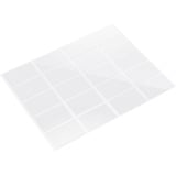 fischer GOW Fischer tiras de montaje, 20 piezas, Cinta adhesiva blanco