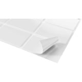 fischer GOW Fischer tiras de montaje, 20 piezas, Cinta adhesiva blanco