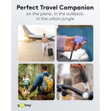 goobay Powerbank 5.000 mAh, cable USB-C integrado 13 cm, 20 vatios, Banco de potencia negro