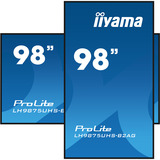 iiyama LH9875UHS-B2AG, Pantalla de gran formato negro (mate)