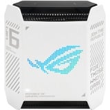 ASUS ROG Rapture GT6 Tribanda (2,4 GHz/5 GHz/5 GHz) Wi-Fi 6 (802.11ax) Blanco 4 Interno, Router blanco, Blanco, Interno, Enrutador de malla, Poder, 538,8 m², Tribanda (2,4 GHz/5 GHz/5 GHz)