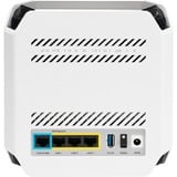 ASUS ROG Rapture GT6 Tribanda (2,4 GHz/5 GHz/5 GHz) Wi-Fi 6 (802.11ax) Blanco 4 Interno, Router blanco, Blanco, Interno, Enrutador de malla, Poder, 538,8 m², Tribanda (2,4 GHz/5 GHz/5 GHz)