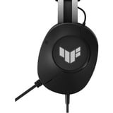 ASUS TUF Gaming H1 Gen II Auriculares Alámbrico Diadema Juego USB tipo A Negro, Auriculares para gaming negro, Alámbrico, Juego, 20 - 20000 Hz, 297 g, Auriculares, Negro