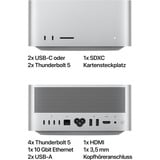 Apple Mac Studio M4 Max 2025 CTO, Sistema MAC plateado