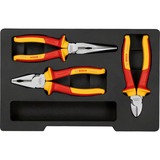 Bosch Juego de alicates VDE Professional, 3 piezas, Set de pinzas rojo/Amarillo