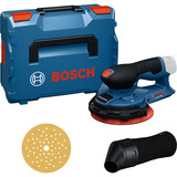 Bosch Lijadora excéntrica inalámbrica GEX 12V-150-3 Professional solo, 12 voltios, Lijadora orbital azul/Negro