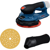 Bosch Lijadora excéntrica inalámbrica GEX 12V-150-3 Professional solo, 12 voltios, Lijadora orbital azul/Negro