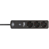 Brennenstuhl Regleta Connect Ecolor WLAN 3 tomas blanco/Negro