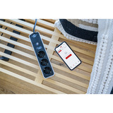 Brennenstuhl Regleta Connect Ecolor WLAN 3 tomas blanco/Negro