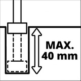 EINHELL TP-ET 18 Li BL - Solo, 4350412, Fresadora 