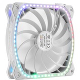 Enermax SquA RGB White Carcasa del ordenador Ventilador 12 cm Blanco blanco, Ventilador, 12 cm, 1500 RPM, 23 dB, 68,27 cfm, 115,99 m³/h