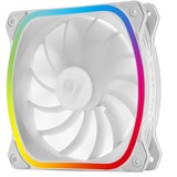 Enermax SquA RGB White Carcasa del ordenador Ventilador 12 cm Blanco blanco, Ventilador, 12 cm, 1500 RPM, 23 dB, 68,27 cfm, 115,99 m³/h