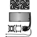 Fractal Design Radius 240 Black, Refrigeración por agua negro