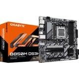 GIGABYTE B850M DS3H Placa Base - Procesadores AMD Ryzen Serie 9000, 16+2+2 fases VRM digitales, hasta 8200MHz DDR5 (OC), 1xPCIe 5.0 + 1xPCIe 4.0 M.2, LAN 2.5, USB 3.2 Gen 2 16+2+2 fases VRM digitales, hasta 8200MHz DDR5 (OC), 1xPCIe 5.0 + 1xPCIe 4.0 M.2, LAN 2.5, USB 3.2 Gen 2, AMD, Zócalo AM5, AMD Ryzen 7000 Series, AMD Ryzen 8000 Series, AMD Ryzen 9000 Series, Zócalo AM5, DDR5-SDRAM, 256 GB