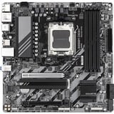 GIGABYTE B850M DS3H Placa Base - Procesadores AMD Ryzen Serie 9000, 16+2+2 fases VRM digitales, hasta 8200MHz DDR5 (OC), 1xPCIe 5.0 + 1xPCIe 4.0 M.2, LAN 2.5, USB 3.2 Gen 2 16+2+2 fases VRM digitales, hasta 8200MHz DDR5 (OC), 1xPCIe 5.0 + 1xPCIe 4.0 M.2, LAN 2.5, USB 3.2 Gen 2, AMD, Zócalo AM5, AMD Ryzen 7000 Series, AMD Ryzen 8000 Series, AMD Ryzen 9000 Series, Zócalo AM5, DDR5-SDRAM, 256 GB