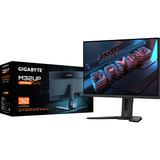 GIGABYTE M32UP 31.5" Monitor de juego UHD - 3840 x 2160, 160 Hz, 1 ms, 350 cd/m², AMD FreeSync Premium Pro, DisplayHDR 400, HDMI 2.1, Displayport 1.4, Monitor de gaming negro, 160 Hz, 1 ms, 350 cd/m², AMD FreeSync Premium Pro, DisplayHDR 400, HDMI 2.1, Displayport 1.4, 80 cm (31.5"), 3840 x 2160 Pixeles, 4K Ultra HD, LED, 1 ms, Negro