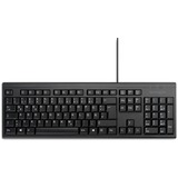 Kensington Teclado de tamaño completo con cable KB100 EQ negro, Completo (100%), Alámbrico, USB, Interruptor de membrana, QWERTZ, Negro