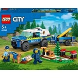 LEGO City Entrenamiento Móvil para Perros Policía, Juegos de construcción Juego de construcción, 5 año(s), Plástico, 197 pieza(s), 434 g