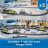 LEGO City Tren de Pasajeros de Alta Velocidad, Juegos de construcción Juego de construcción, 7 año(s), Plástico, 764 pieza(s), 2,37 kg