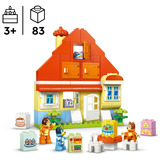 LEGO DUPLO Casa Familiar de Bluey con Juego de Memoria, Juegos de construcción Juego de construcción, 3 año(s), Plástico, 83 pieza(s), 1,72 kg