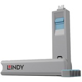 Lindy 40465 bloqueador de puerto Bloqueador de puerto + clave USB Tipo C Azul Acrilonitrilo butadieno estireno (ABS) 1 pieza(s), Castillo Bloqueador de puerto + clave, USB Tipo C, Azul, Acrilonitrilo butadieno estireno (ABS), 1 pieza(s), 10 g