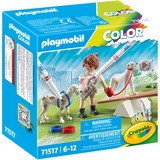 PLAYMOBIL Color Entrenamiento para perros, Juegos de construcción 