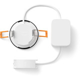 Philips Hue Hue White & Color Ambiance Lámpara empotrada delgada 90 mm, Luz de LED negro