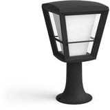 Philips Lámpara de pedestal para exteriores Econic, Luz de LED negro, Philips Hue White and Color ambiance Lámpara de pedestal para exteriores Econic, Iluminación en poste/pedestal inteligente, Negro, LED, Vidrio, Metal, Bombilla(s) no reemplazable(s), Blanco