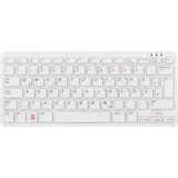 Raspberry Pi Foundation RB-Tasta01W, Teclado blanco/Rojo