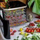 Rommelsbacher DA 450, Secado de la máquina acero fino/Negro