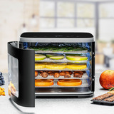 Rommelsbacher Mini deshidratador DA 450, Secado de la máquina acero fino/Negro