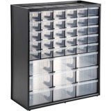 1-93-981 pieza pequeña y caja de herramientas Caja para piezas pequeñas Plástico Negro, Transparente