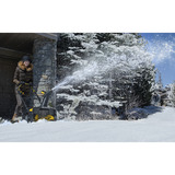 Stanley Sopladora de nieve a batería (SCSNP460R2-QW), 36 Voltios (2x18V), Soplador de nieve negro/Amarillo
