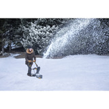 Stanley Sopladora de nieve a batería (SCSNP460R2-QW), 36 Voltios (2x18V), Soplador de nieve negro/Amarillo