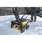 Stanley Sopladora de nieve a batería (SCSNP460R2-QW), 36 Voltios (2x18V), Soplador de nieve negro/Amarillo