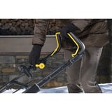 Stanley Sopladora de nieve a batería (SCSNP460R2-QW), 36 Voltios (2x18V), Soplador de nieve negro/Amarillo