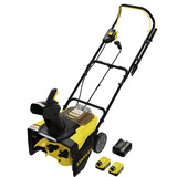 Stanley Sopladora de nieve a batería (SCSNP460R2-QW), 36 Voltios (2x18V), Soplador de nieve negro/Amarillo