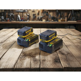 Stanley Sopladora de nieve a batería (SCSNP460R2-QW), 36 Voltios (2x18V), Soplador de nieve negro/Amarillo