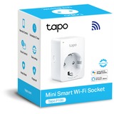 TP-Link Tapo P100 enchufe inteligente 2300 W Blanco, Toma de corriente con interruptor blanco, Inalámbrico, Bluetooth / Wi-Fi, 2,4 MHz, 802.11b, 802.11g, Wi-Fi 4 (802.11n), Interior, Blanco