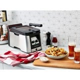 Tefal Clear Duo FR600D Sencillo 0,65 L Independiente 2000 W Freidora Negro, Acero inoxidable acero fino/Negro, Freidora, 0,65 L, 1,2 kg, 3,5 L, Carbono, 30 min