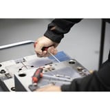 Wiha Juego de llaves hexagonales con mango transversal ComfortGrip, Destornillador negro/Rojo