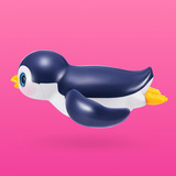 ZURU Pets Alive - Swimming Penguin, Muñecos Pets Alive 9573, Animales de juguete para el baño, Niño/niña, 3 año(s), Colores surtidos