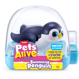 ZURU Pets Alive - Swimming Penguin, Muñecos Pets Alive 9573, Animales de juguete para el baño, Niño/niña, 3 año(s), Colores surtidos